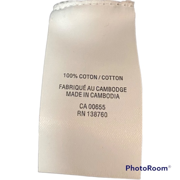 A 100% cotton striped sweater in size large - Picture 4 of 7